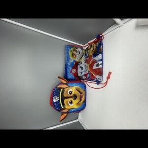 Nickelodeon Paw Patrol Lunch Box & Drawstring Cinch Sack - Never Used.*